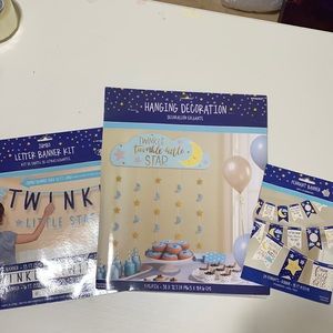 Birthday Decorations new 3 piece set Little Star